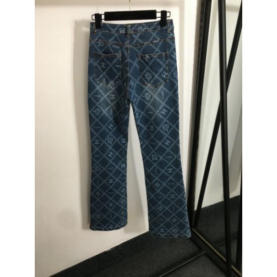 シャネル (CHANEL) 2025SS新作 CCロゴ デニムジーンズ サマースタイル