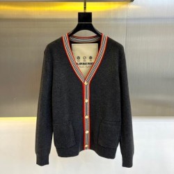 2024FW BURBERRY バーバリー シンプルなデザイン カーディガンコート