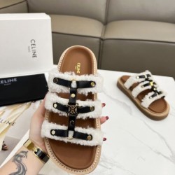 2024SS 季節の変わり目に活躍する CELINE セリーヌ レディーススリッパ