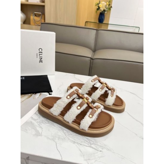 2024SS 季節の変わり目に活躍する CELINE セリーヌ レディーススリッパ