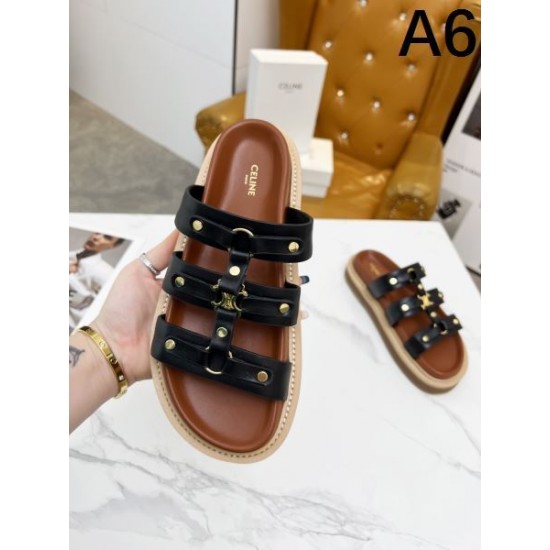 2024SS 著名人やセレブも愛用する CELINE セリーヌ レディースサンダル 2024SS 著名人やセレブも愛用する CELINE セリーヌ レディースサンダル