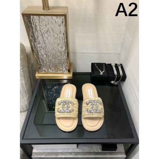 2024SS インパクト抜群のデザイン CHANEL シャネル レディーススリッパ
