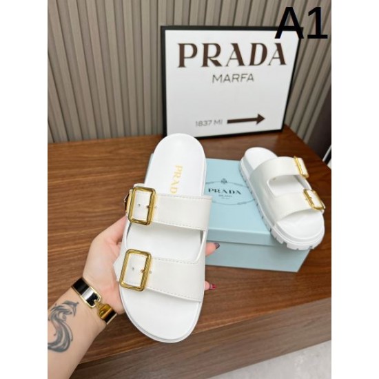 2024SS 今季買い逃した人必見! PRADA プラダ レディーススリッパ 2024SS 今季買い逃した人必見! PRADA プラダ レディーススリッパ