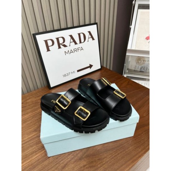 2024SS 今季買い逃した人必見! PRADA プラダ レディーススリッパ 2024SS 今季買い逃した人必見! PRADA プラダ レディーススリッパ
