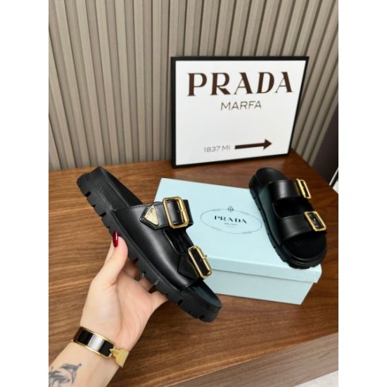 2024SS 今季買い逃した人必見! PRADA プラダ レディーススリッパ 2024SS 今季買い逃した人必見! PRADA プラダ レディーススリッパ