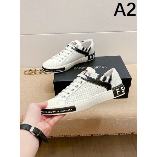 ARMANI アルマーニ 1点限り!VIP顧客セール 2024SS メンズ用 カジュアルシューズ ARMANI アルマーニ 1点限り!VIP顧客セール 2024SS メンズ用 カジュアルシューズ