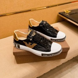 ARMANI アルマーニ 気分が上がる憧れブランド 2024SS メンズ用 カジュアルシューズ