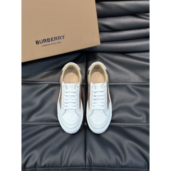 BURBERRY バーバリー レトロな雰囲気が漂う 2024SS メンズ用 カジュアルシューズ BURBERRY バーバリー レトロな雰囲気が漂う 2024SS メンズ用 カジュアルシューズ