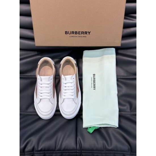 BURBERRY バーバリー レトロな雰囲気が漂う 2024SS メンズ用 カジュアルシューズ BURBERRY バーバリー レトロな雰囲気が漂う 2024SS メンズ用 カジュアルシューズ
