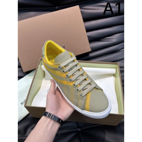 BURBERRY バーバリー 人カジュアルスタイル 2024SS メンズ用 カジュアルシューズ BURBERRY バーバリー 人カジュアルスタイル 2024SS メンズ用 カジュアルシューズ