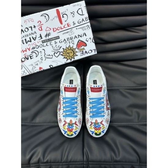 DOLCE＆GABBANA ドルチェ＆ガッバーナ 完売必須 2024SS メンズ用 カジュアルシューズ