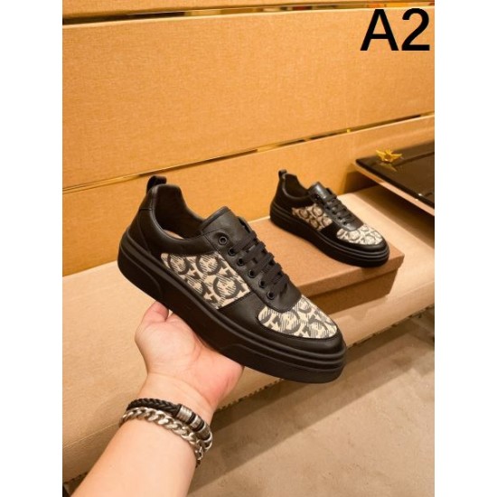 FERRAGAMO サルヴァトーレ フェラガモ 今季人気 2024SS メンズ用 カジュアルシューズ FERRAGAMO サルヴァトーレ フェラガモ 今季人気 2024SS メンズ用 カジュアルシューズ
