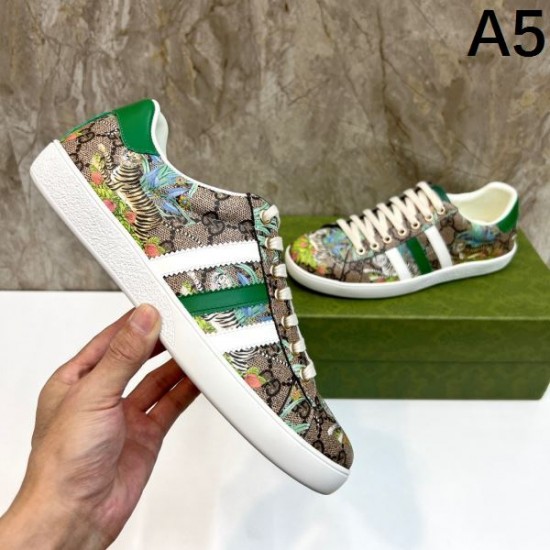 GUCCI グッチ きれいめな印象で着こなし 2024SS メンズ用 カジュアルシューズ GUCCI グッチ きれいめな印象で着こなし 2024SS メンズ用 カジュアルシューズ