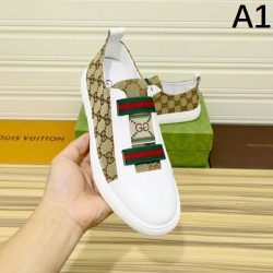 GUCCI グッチ 誰でもオシャレになれる！ 2024SS メンズ用 カジュアルシューズ 
