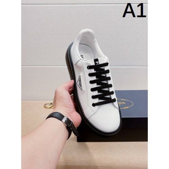 PRADA プラダ 大流行新ブランドアイテム 2024SS メンズ用 カジュアルシューズ