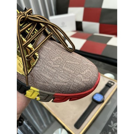 VERSACE ヴェルサーチェ 抜群な新鮮度 2024SS メンズ用 カジュアルシューズ VERSACE ヴェルサーチェ 抜群な新鮮度 2024SS メンズ用 カジュアルシューズ