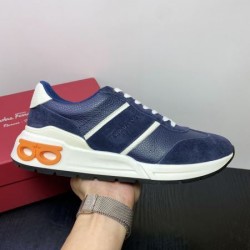 FERRAGAMO サルヴァトーレ フェラガモ 人気急上昇 2024SS メンズ用 スニーカー