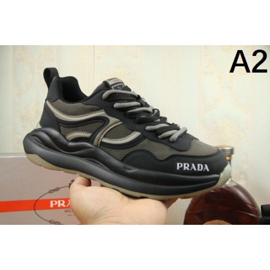 PRADA プラダ 上品ですっきり、好感度抜群 2024SS メンズ用 スニーカー PRADA プラダ 上品ですっきり、好感度抜群 2024SS メンズ用 スニーカー