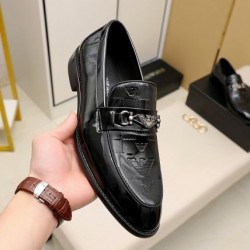 ARMANI アルマーニ かっこいい アイテム 2024SS メンズ用 ビジネスシューズ 