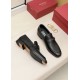 FERRAGAMO サルヴァトーレ フェラガモ 肌触りがよい 2024SS メンズ用 ビジネスシューズ FERRAGAMO サルヴァトーレ フェラガモ 肌触りがよい 2024SS メンズ用 ビジネスシューズ