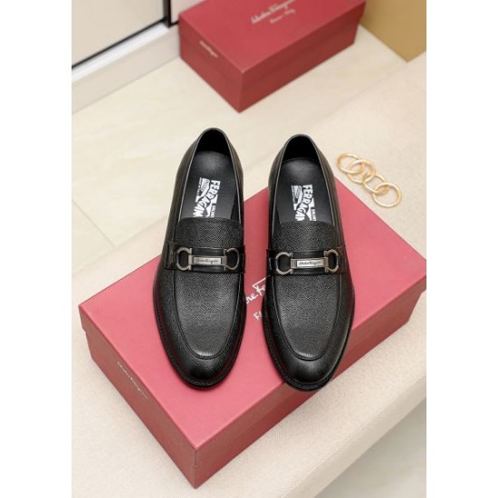 FERRAGAMO サルヴァトーレ フェラガモ 着心地が魅力 2024SS メンズ用 ビジネスシューズ FERRAGAMO サルヴァトーレ フェラガモ 着心地が魅力 2024SS メンズ用 ビジネスシューズ