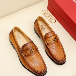 FERRAGAMO サルヴァトーレ フェラガモ ご好評につき 2024SS メンズ用 ビジネスシューズ