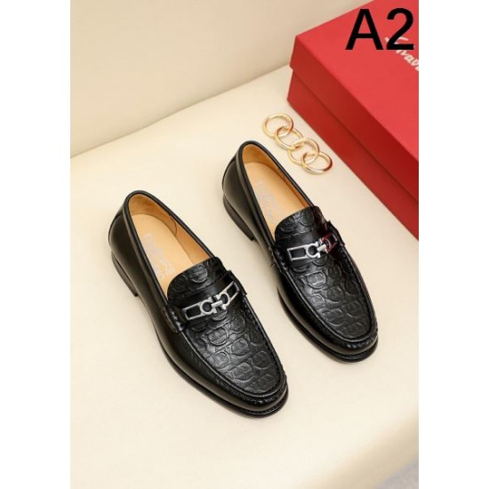 FERRAGAMO サルヴァトーレ フェラガモ ご好評につき 2024SS メンズ用 ビジネスシューズ FERRAGAMO サルヴァトーレ フェラガモ ご好評につき 2024SS メンズ用 ビジネスシューズ