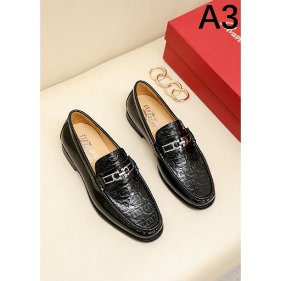 FERRAGAMO サルヴァトーレ フェラガモ ご好評につき 2024SS メンズ用 ビジネスシューズ FERRAGAMO サルヴァトーレ フェラガモ ご好評につき 2024SS メンズ用 ビジネスシューズ