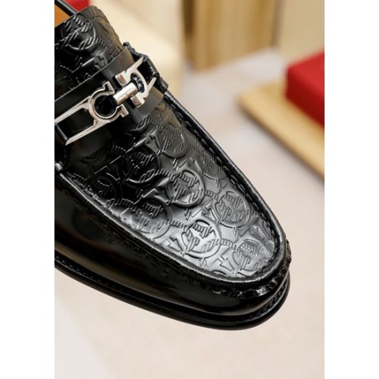 FERRAGAMO サルヴァトーレ フェラガモ ご好評につき 2024SS メンズ用 ビジネスシューズ FERRAGAMO サルヴァトーレ フェラガモ ご好評につき 2024SS メンズ用 ビジネスシューズ