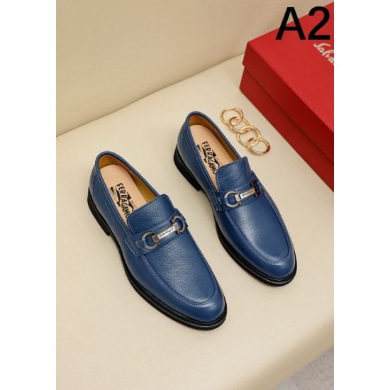 FERRAGAMO サルヴァトーレ フェラガモ 視線を集めて 2024SS メンズ用 ビジネスシューズ FERRAGAMO サルヴァトーレ フェラガモ 視線を集めて 2024SS メンズ用 ビジネスシューズ