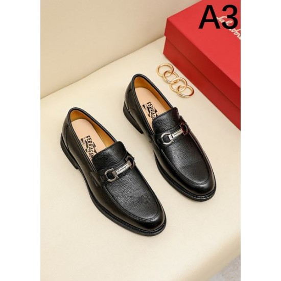 FERRAGAMO サルヴァトーレ フェラガモ 視線を集めて 2024SS メンズ用 ビジネスシューズ FERRAGAMO サルヴァトーレ フェラガモ 視線を集めて 2024SS メンズ用 ビジネスシューズ