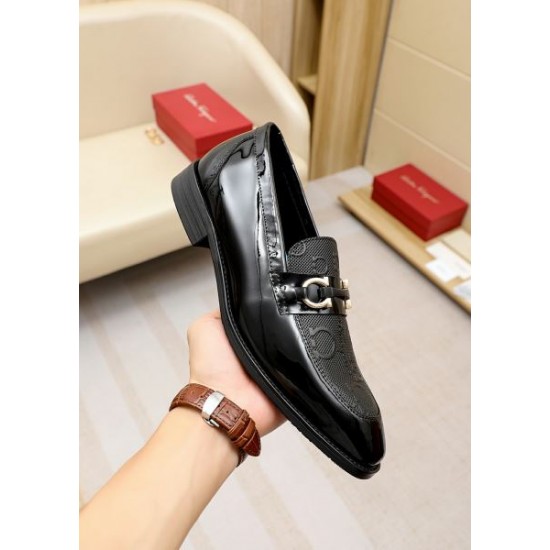 FERRAGAMO サルヴァトーレ フェラガモ 今季トレンド 2024SS メンズ用 ビジネスシューズ FERRAGAMO サルヴァトーレ フェラガモ 今季トレンド 2024SS メンズ用 ビジネスシューズ