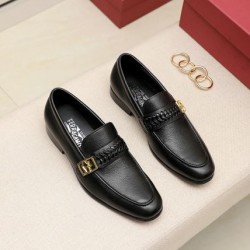 FERRAGAMO サルヴァトーレ フェラガモ 新作在庫希少 2024SS メンズ用 ビジネスシューズ