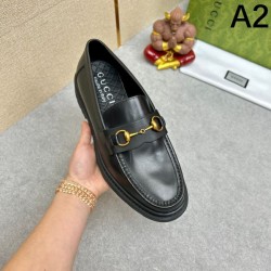 緊急セールで驚き価格 GUCCI グッチ 2024SS メンズ用 ビジネスシューズ