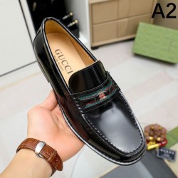 最短1週間 日本未発売 GUCCI グッチ 2024SS メンズ用 ビジネスシューズ