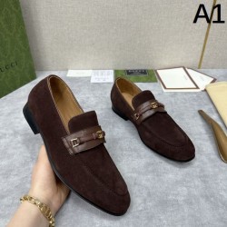 好感度が高いアイテム GUCCI グッチ 2024SS メンズ用 ビジネスシューズ