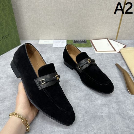 好感度が高いアイテム GUCCI グッチ 2024SS メンズ用 ビジネスシューズ