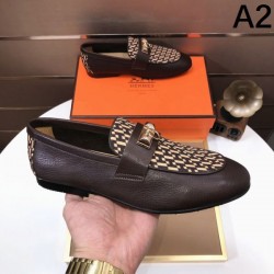 HERMES エルメス おしゃれに着こなせる 2024SS メンズ用 ビジネスシューズ