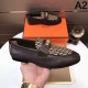 HERMES エルメス おしゃれに着こなせる 2024SS メンズ用 ビジネスシューズ