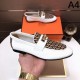 HERMES エルメス おしゃれに着こなせる 2024SS メンズ用 ビジネスシューズ
