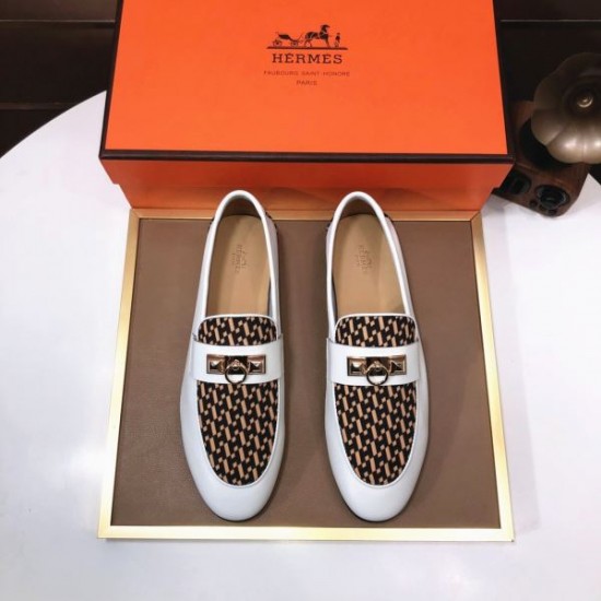HERMES エルメス おしゃれに着こなせる 2024SS メンズ用 ビジネスシューズ