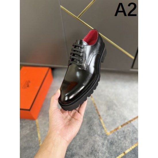 HERMES エルメス カジュアルに着こなし 2024SS メンズ用 ビジネスシューズ