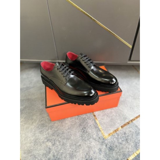 HERMES エルメス カジュアルに着こなし 2024SS メンズ用 ビジネスシューズ