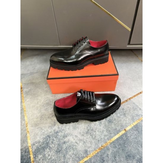 HERMES エルメス カジュアルに着こなし 2024SS メンズ用 ビジネスシューズ