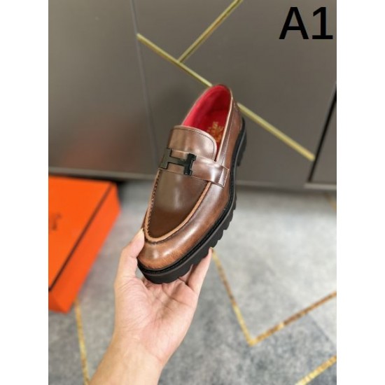 HERMES エルメス 今シーズンは特に人気 2024SS メンズ用 ビジネスシューズ
