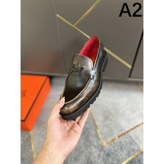 HERMES エルメス 今シーズンは特に人気 2024SS メンズ用 ビジネスシューズ