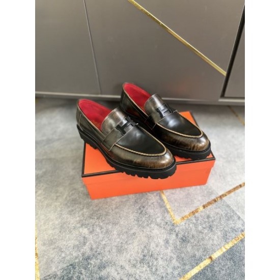 HERMES エルメス 今シーズンは特に人気 2024SS メンズ用 ビジネスシューズ