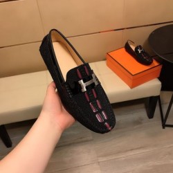 HERMES エルメス きれいめコーデに変身 2024SS メンズ用 ビジネスシューズ
