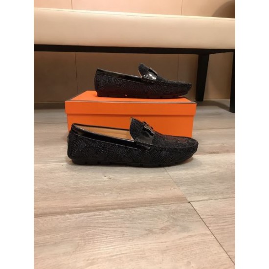HERMES エルメス きれいめコーデに変身 2024SS メンズ用 ビジネスシューズ HERMES エルメス きれいめコーデに変身 2024SS メンズ用 ビジネスシューズ