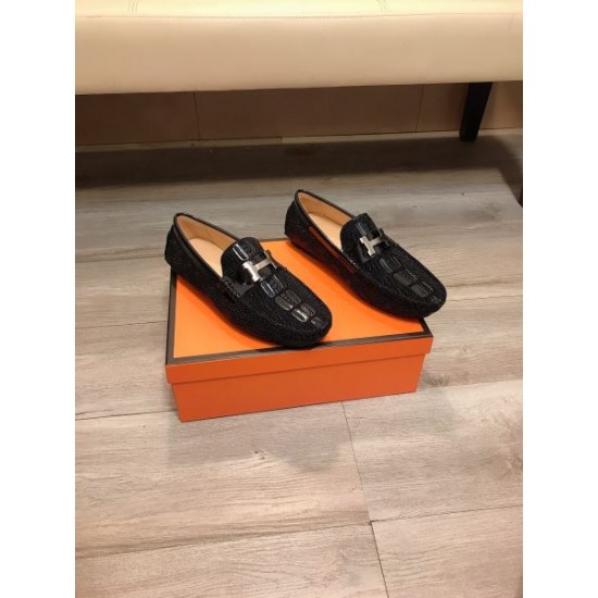 HERMES エルメス きれいめコーデに変身 2024SS メンズ用 ビジネスシューズ HERMES エルメス きれいめコーデに変身 2024SS メンズ用 ビジネスシューズ